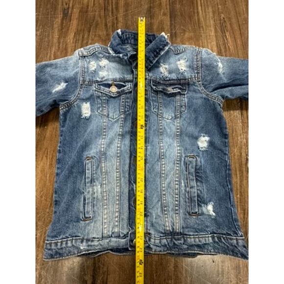 X-RAY JEAN JACKET BOYS, L, Grunge, Streetwear, Cool, Distressed - Picture 5 of 8